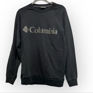 Columbia Logo Crewneck Sweatshirt | Size Small | Black
